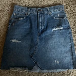 Free People denim skirt size 26